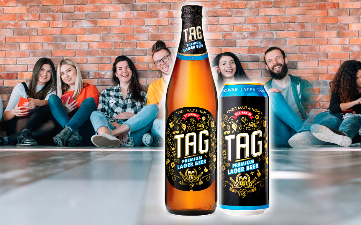 TAG Premium Lager Beer