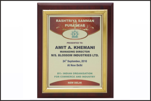 Rashtriya Samman Puraskar-Indian organisation for commerce and industry