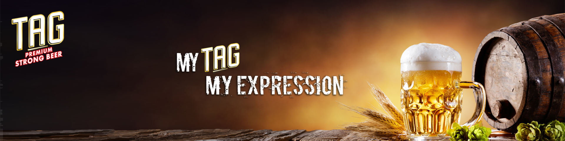 TAG Premium Strong Beer Banner